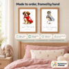 Made to order and framed by hand: museum-quality matte paper, real wood frame, acrylic front, hanging hardware included Made to order and framed by hand: museum-quality matte paper, real wood frame, acrylic front, hanging hardware included