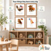Four things children learn with a My National Animal print: the animal, the flag, the country and the name in six languages Four things children learn with a My National Animal print: the animal, the flag, the country and the name in six languages